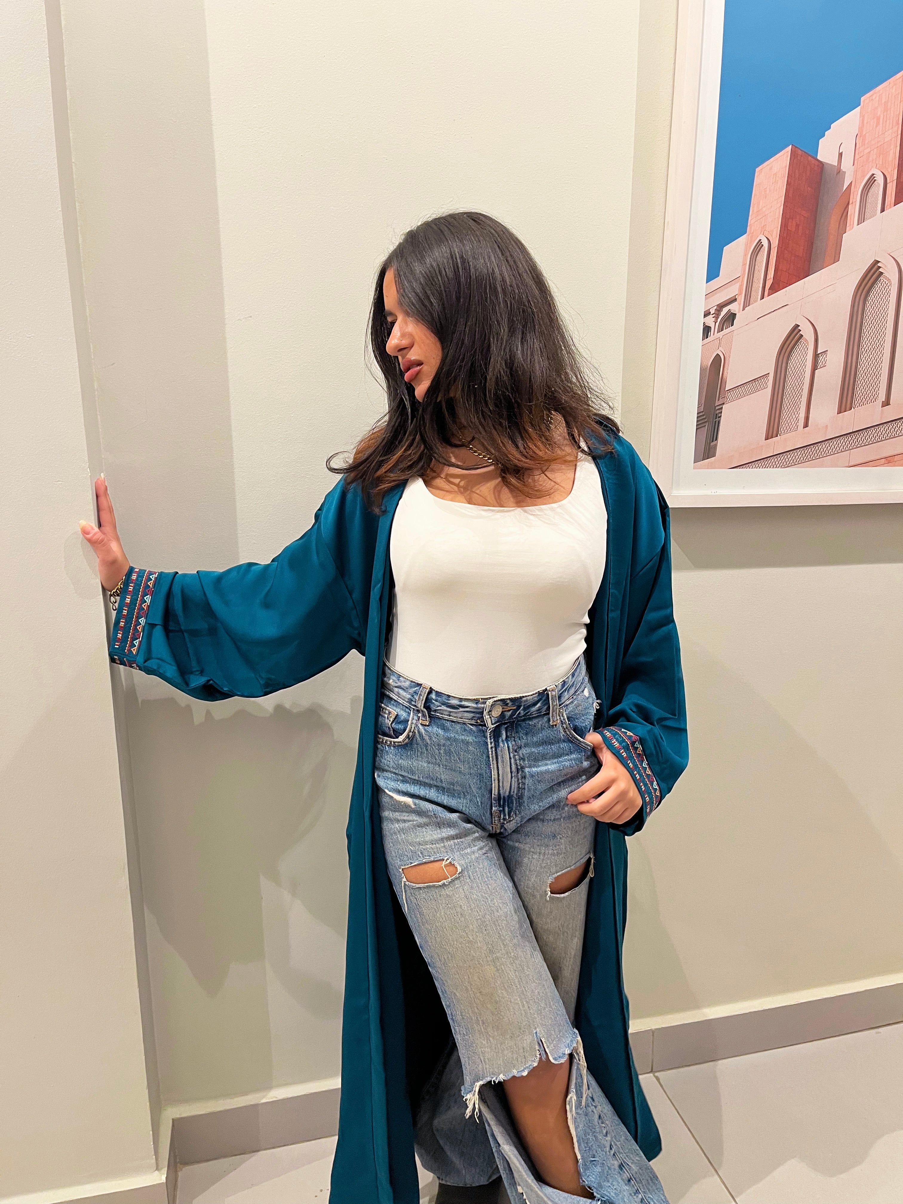 Image of Genzary Ethereal Crepe cardigan